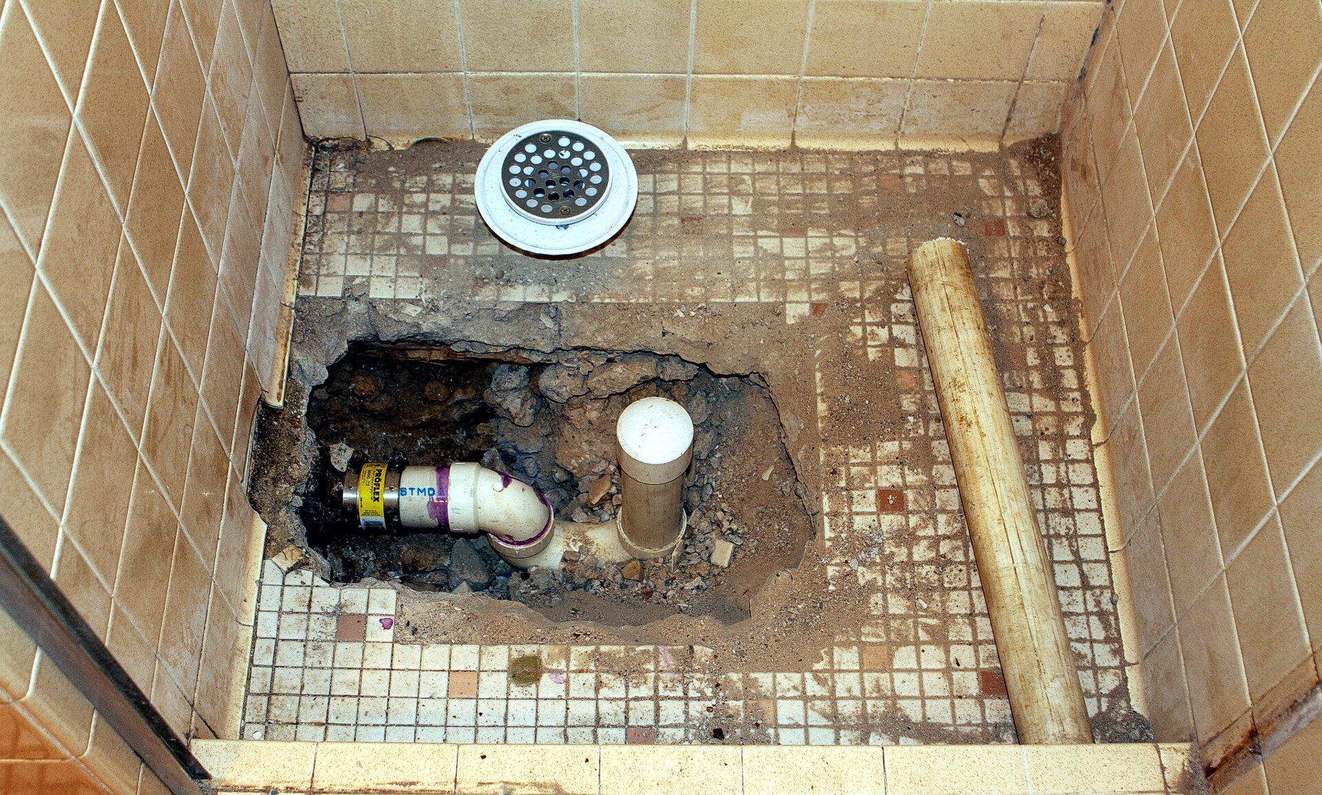 Shower drain repair